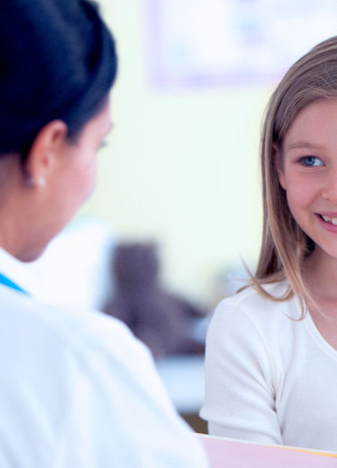 Nurse Checking Girl